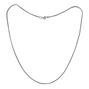 79654 SREBRO PRÓBA 925 ŁAŃCUSZEK LISI OGON KOLIA W STARYM STYLU WAGA 3,4 G DŁ. 49 CM (1).jpg