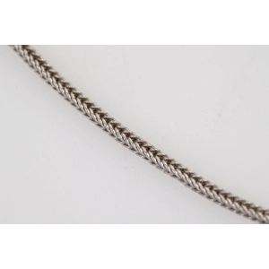 79654 SREBRO PRÓBA 925 ŁAŃCUSZEK LISI OGON KOLIA W STARYM STYLU WAGA 3,4 G DŁ. 49 CM (2).jpg