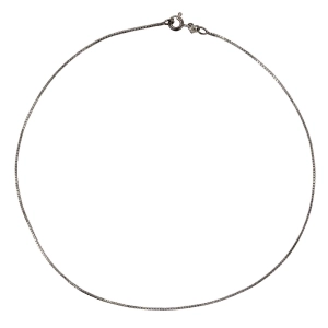 79655 SREBRNY ŁAŃCUSZEK KOSTKA DŁUGOŚĆ 37 CM WAGA 2,5 G (1).jpg