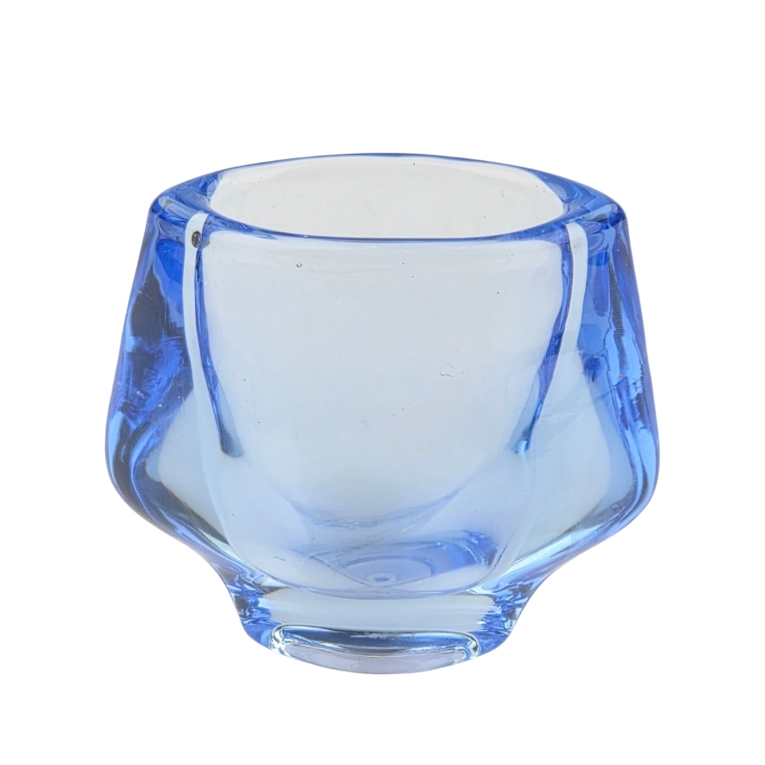 79714 HEŘMANOVA HUŤ F. VIZNER BŁĘKITNY DESIGNERSKI WAZONIK (1).jpg