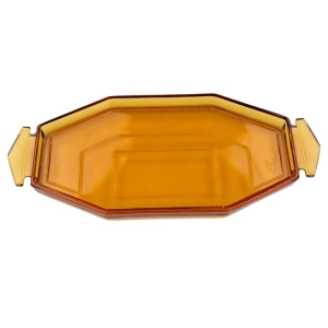 79849 STÖLZLE HEŘMANOVA HUŤ BURSZTYNOWA KARAFKA ART-DECO Z KIELISZKAMI NA TACY (13).jpg