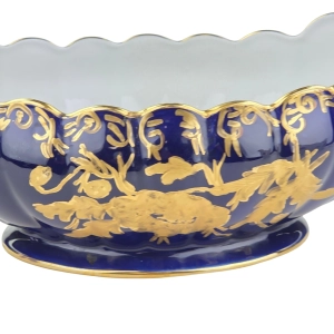 79860 CROWN REGENT KOBALTOWA ŻARDINIERA GONDOLA ZŁOTEM MALOWANA (6).jpg