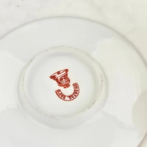79869 LIMOGES OVINGTON BRO'S FILIŻANKA ZE SPODKIEM ZABYTKOWA FILIŻANKA W KWIATY (12).jpg