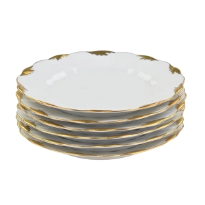 79890 WEIMAR BIEL I ZŁOCENIA KOMPLET ELEGANCKICH TALERZYKÓW DESEROWYCH (3).jpg
