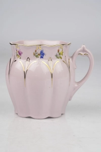 41647 CHODOV KUBEK FILIŻANKA Z RÓŻOWEJ PORCELANY KOLOROWE KWIATECZKI (2).jpg