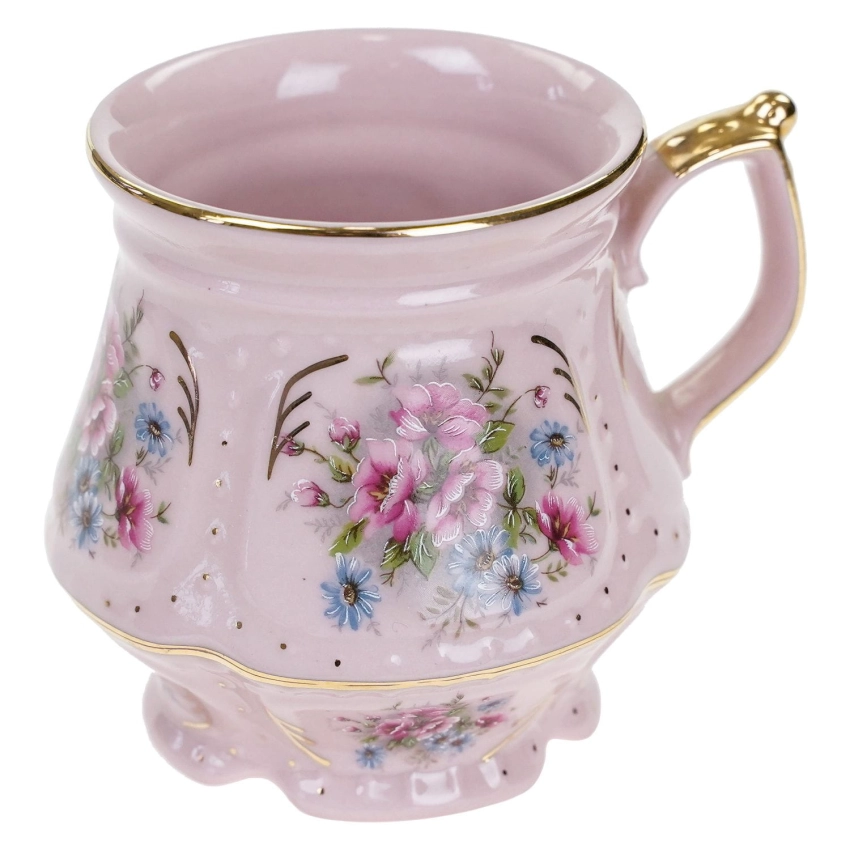 51527 CHODOV ANFRA FILIŻANKA KUBEK Z RÓŻOWEJ PORCELANY BUKIETY KWIATÓW (1).jpg