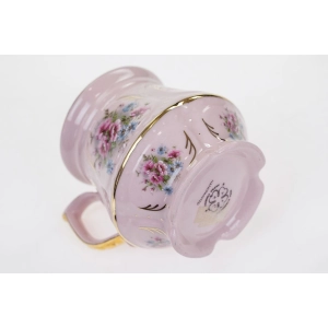 51527 CHODOV ANFRA FILIŻANKA KUBEK Z RÓŻOWEJ PORCELANY BUKIETY KWIATÓW (5).JPG