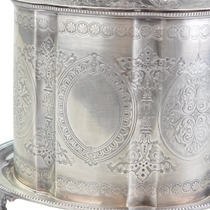 79970 ANTYCZNY EDWARDIAŃSKI POSREBRZANY POJEMNIK NA CIASTKA (8).jpg