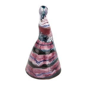 80019 CERAMICZNA FIGURKA KOBIETY W DŁUGIEJ SUKNI RĘCZNIE MALOWANA 1965 ROK LOT (4).jpg