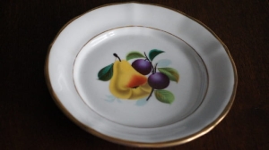 KPM ZABYTKOWA PATERA GRUSZKA I ŚLIWKI ANTYK