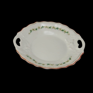 KPM ZABYTKOWA PATERA RĘCZNIE MALOWANA Z USZAMI