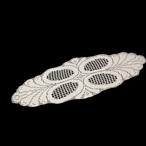 15924 SZYDEŁKO OWALNA LIŚCIASTA SERWETA BIEŻNIK 78 X 28 CM.jpg