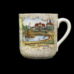17787 OBERHAUSEN PAMIĄTKOWA FILIŻANKA WIDOKÓWKA KAISERGARTEN.jpg