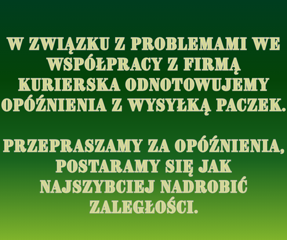 OPÓŹNIENIA Z WYSYŁKĄ PACZEK